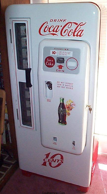 Restored Cavalier CS-72 Coca-Cola machine